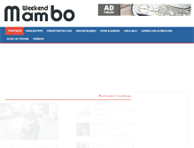 Tablet Screenshot of mamboweekend.de